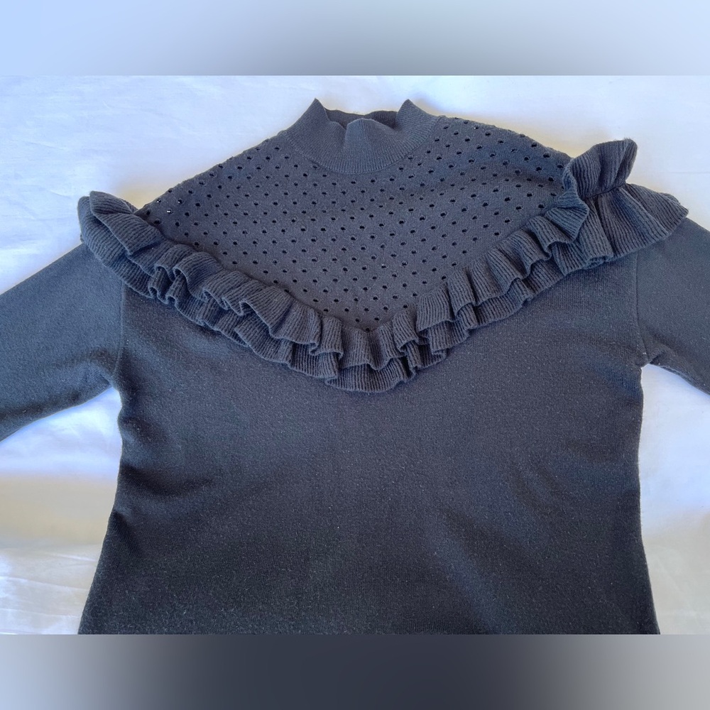 H&M | Frill Detail Mockneck Sweater - Picture 8 of 16